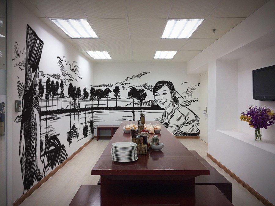 Tranh dán tường phong cảnh TDT04