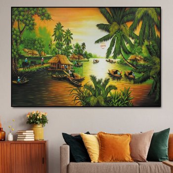 Tranh treo tường cảnh sông nước 3