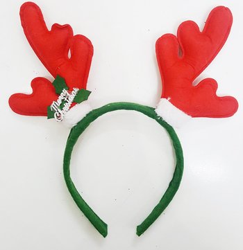 Băng đô tuần lộc đỏ merry christmas