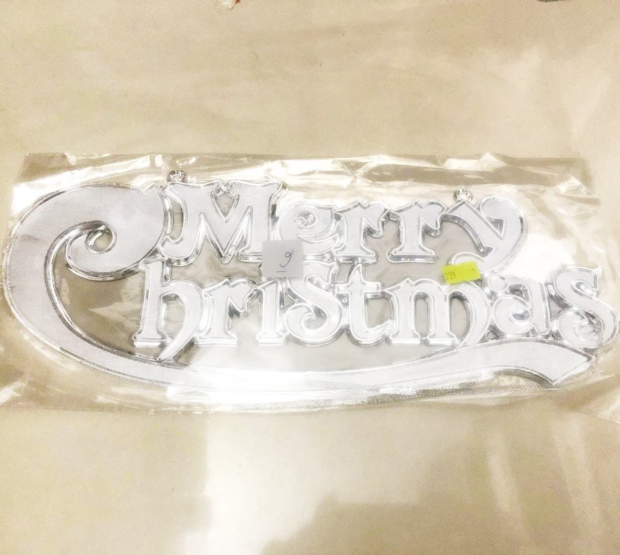 Đồ trang trí chữ merry christmas treo lớn