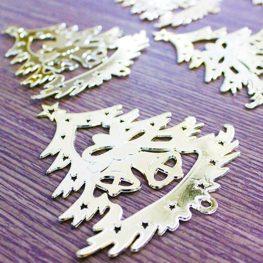 Đồ trang trí noel bộ 5 cây thông treo trang trí