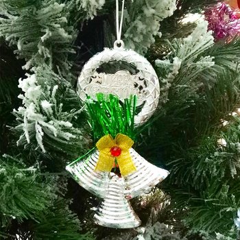 Bộ 2 cái chuông và merry christmas