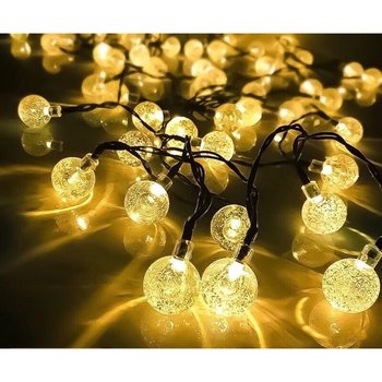 Đèn led bi trang trí noel cao cấp 10m màu vàng