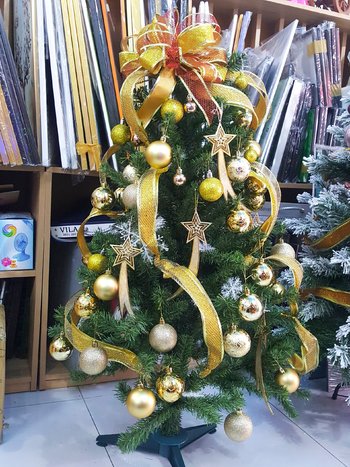 Cây Thông Noel 1m2 full phụ kiện Mẫu 5
