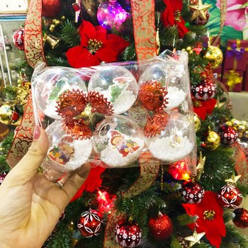 Đồ trang trí noel quả châu tuyết