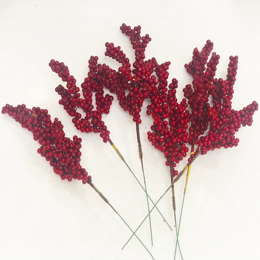 Chùm cherry đỏ trang trí noel