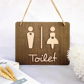 Bảng Treo Toilet Nam Nữ