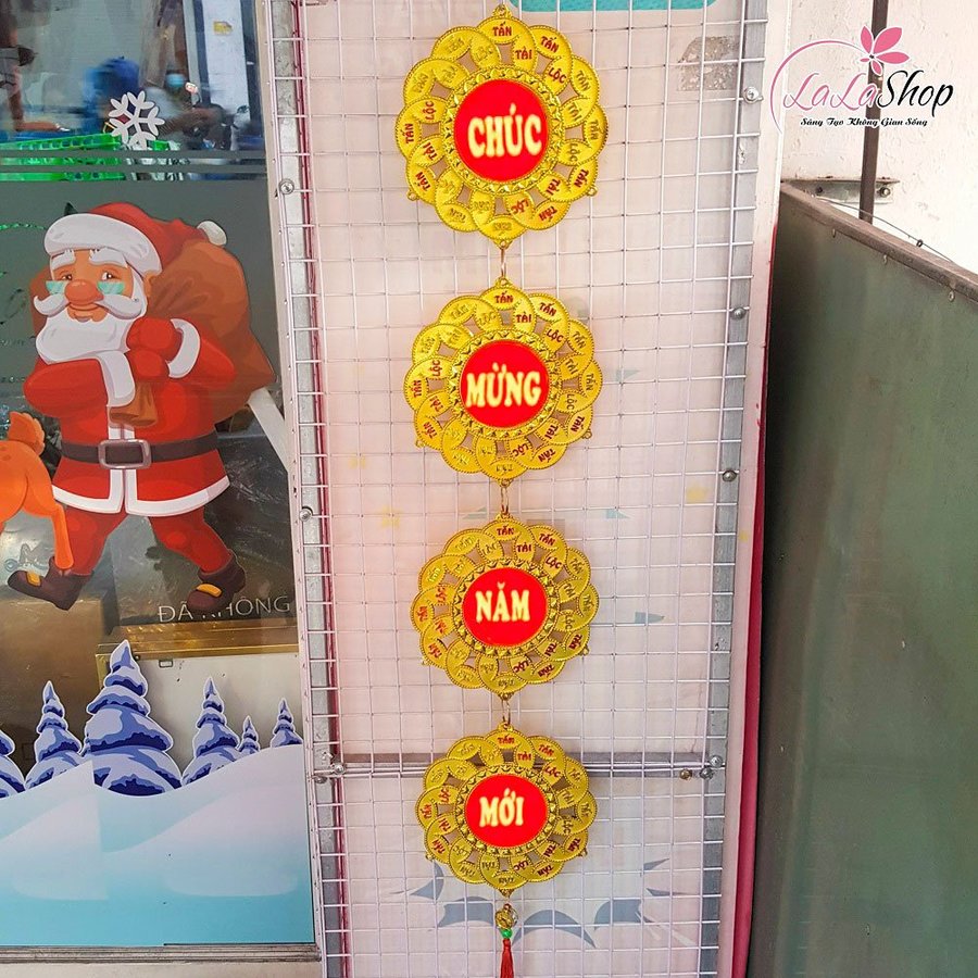 Dây liễn chữ chúc mừng năm mới treo trang trí tết