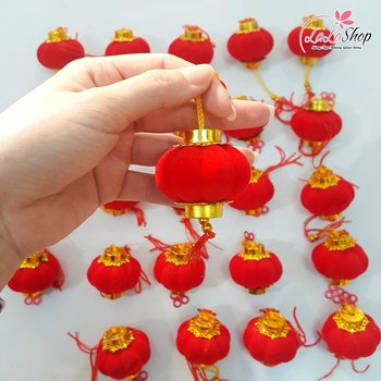 Đèn lồng đỏ mini trang trí tết