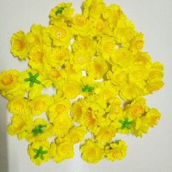 40 Hoa mai vàng giả trang trí tết