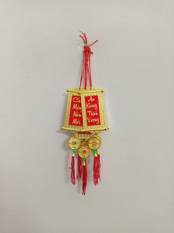 Dây lộc treo trang trí tết Chúc mừng năm mới - An khang thịnh vượng (bộ 10 dây)