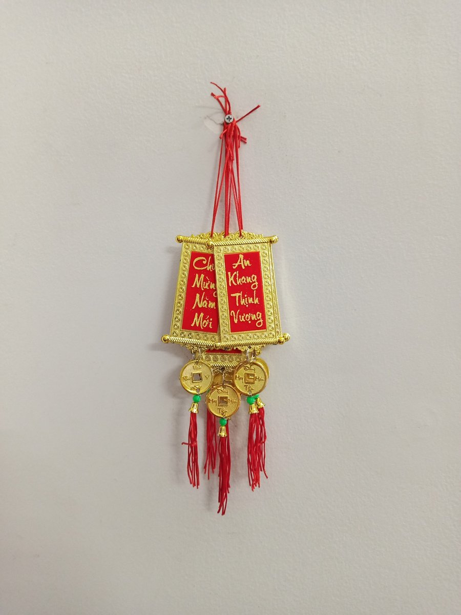 Dây lộc treo trang trí tết Chúc mừng năm mới - An khang thịnh vượng (bộ 10 dây)