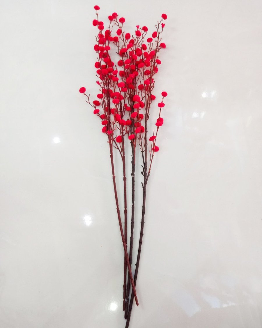 Cành đào tài lộc trang trí Tết 90cm cao cấp