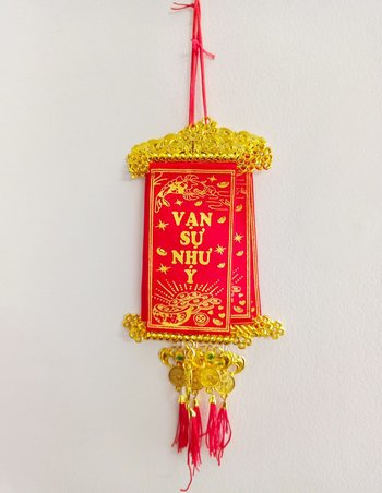 Liễn câu chúc trang trí tết Vạn sự như ý 09