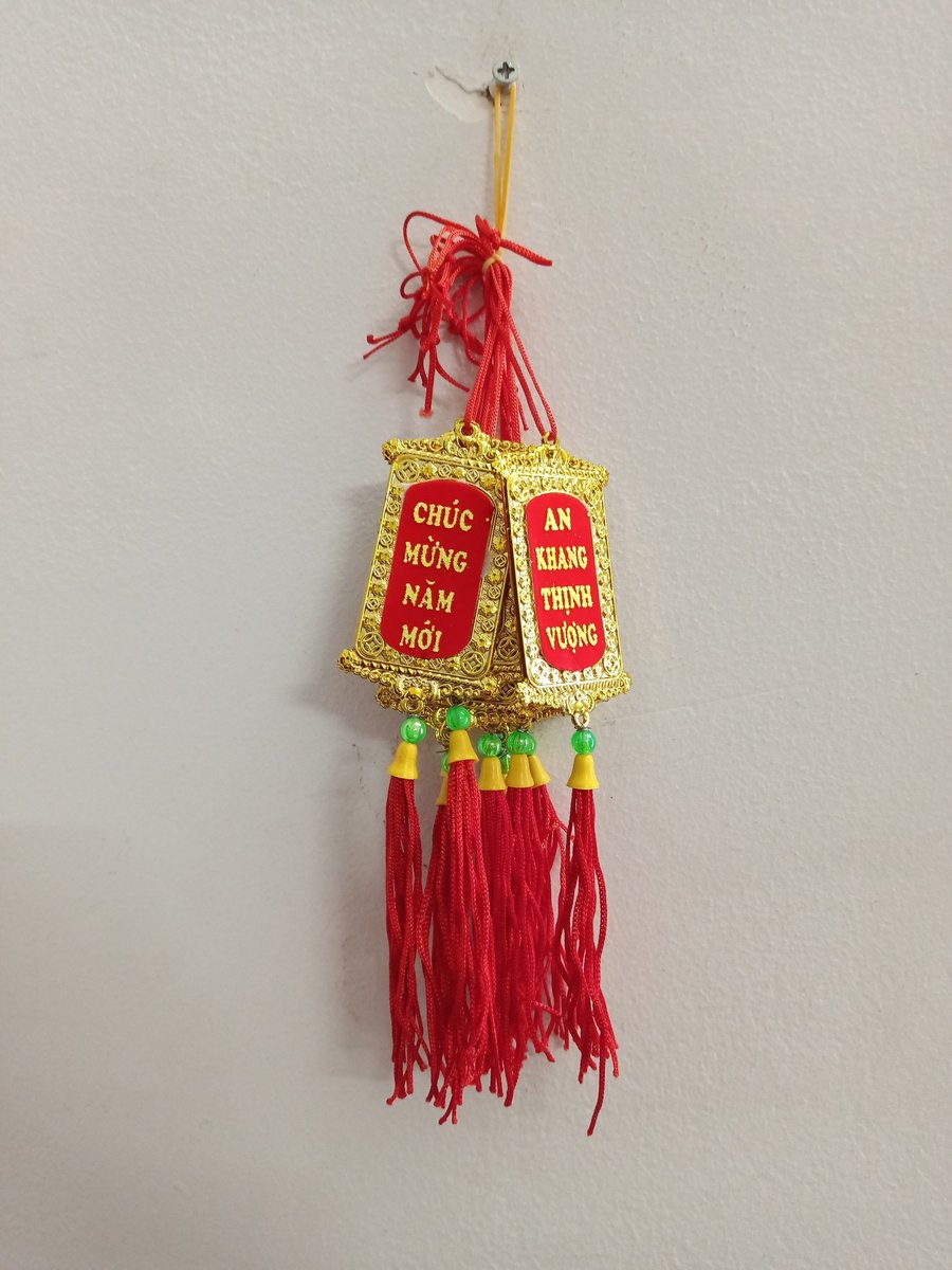 Combo 10 dây lộc treo trang trí tết Thẻ vàng Chúc mừng năm mới - An khang thịnh vượng