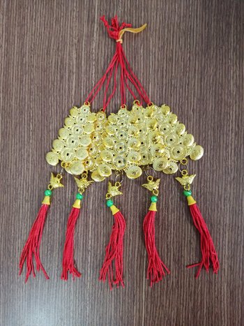 5 dây lộc treo trang trí tết xâu đồng tiền phúc lộc 06