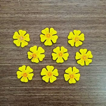 Bộ 9 Hoa Mai Vàng Xốp Trang Trí Tết