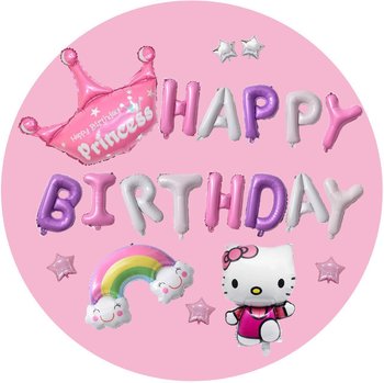 Set Bóng Trang Trí Sinh Nhật Happy Birthday tiểu công chúa 02