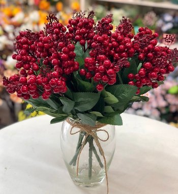 Cành đào đông có lá trang trí Tết