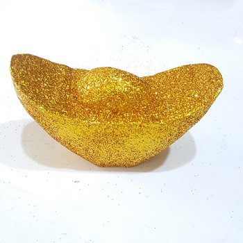 Thỏi vàng kim tuyến xốp trang trí tết