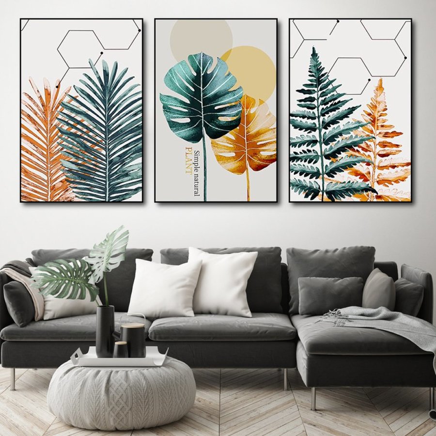 Tranh treo tường lá cây nghệ thuật
