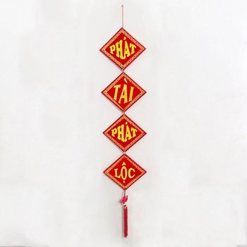 Liễn Vuông Phát Tài Phát Lộc Trang Trí Tết