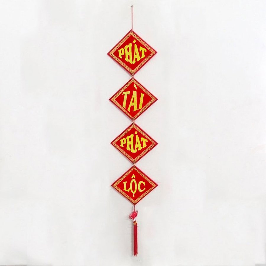 Liễn Vuông Phát Tài Phát Lộc Trang Trí Tết