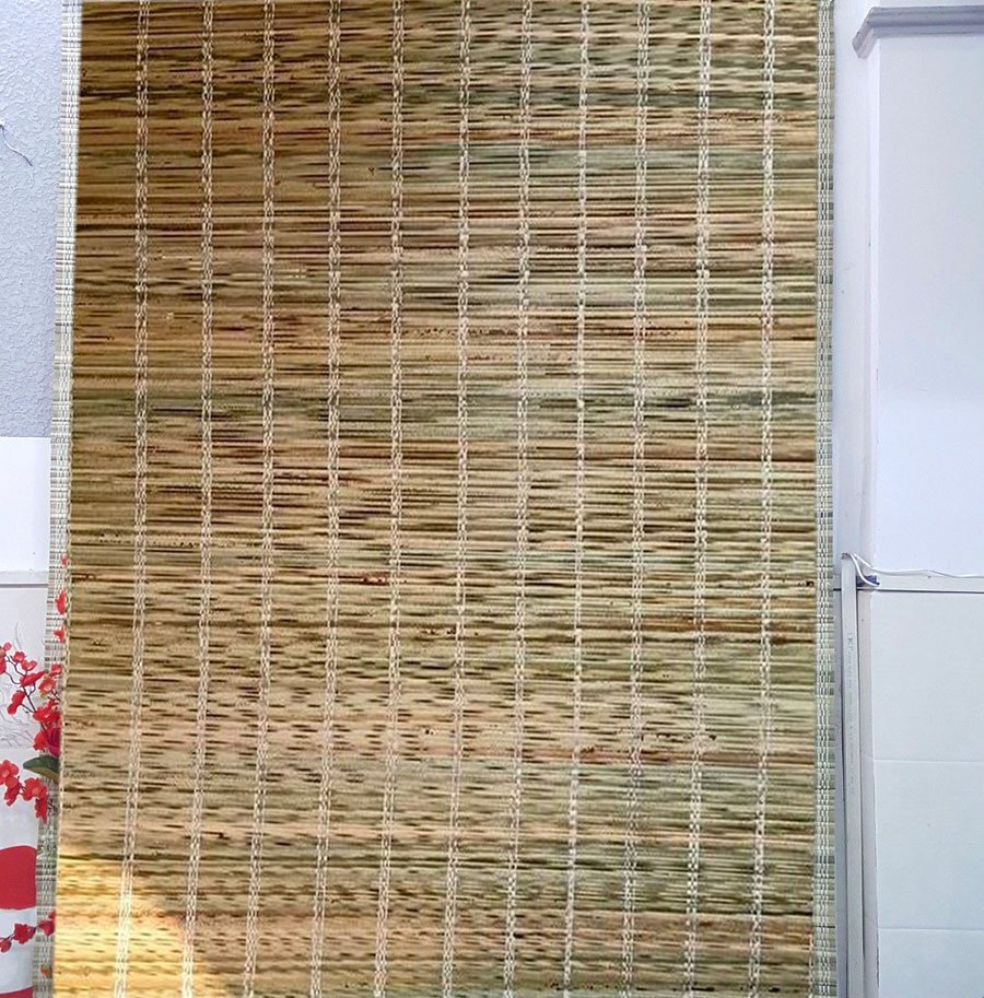 Mành tre xanh trang trí tết