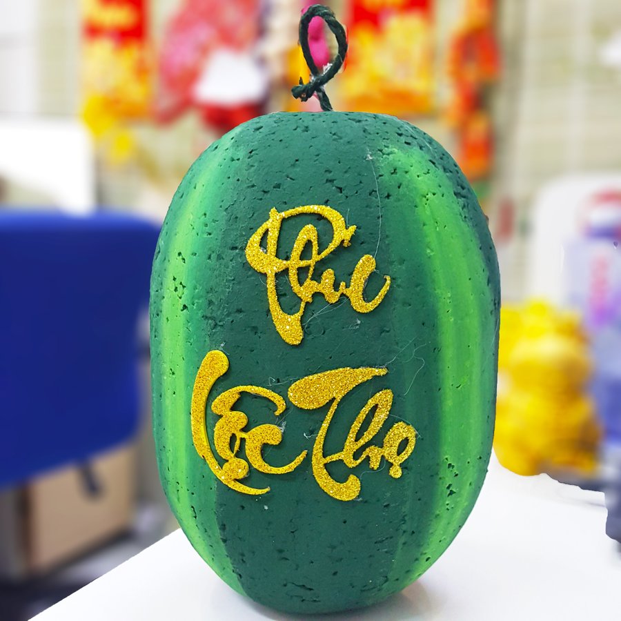 Mô hình Trái dưa hấu Phúc Lộc Thọ