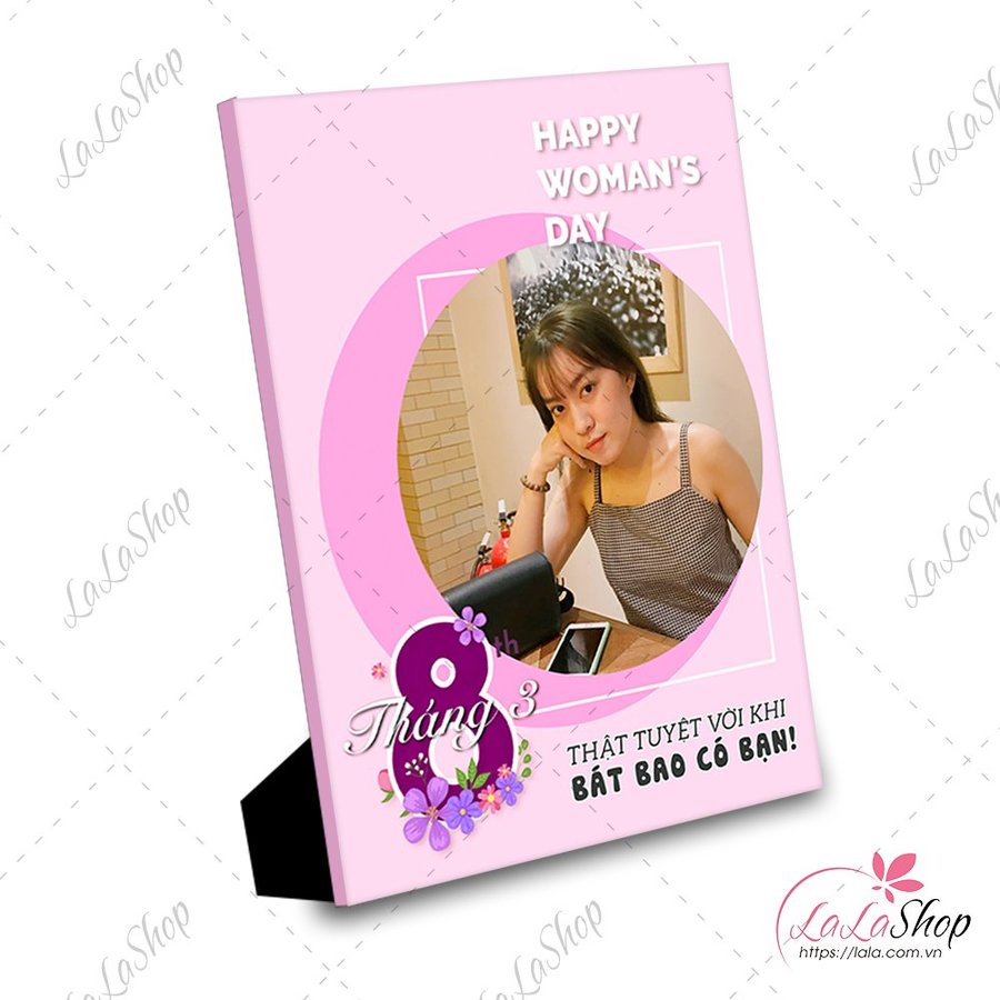 Tranh để bàn 8/3 theo yêu cầu