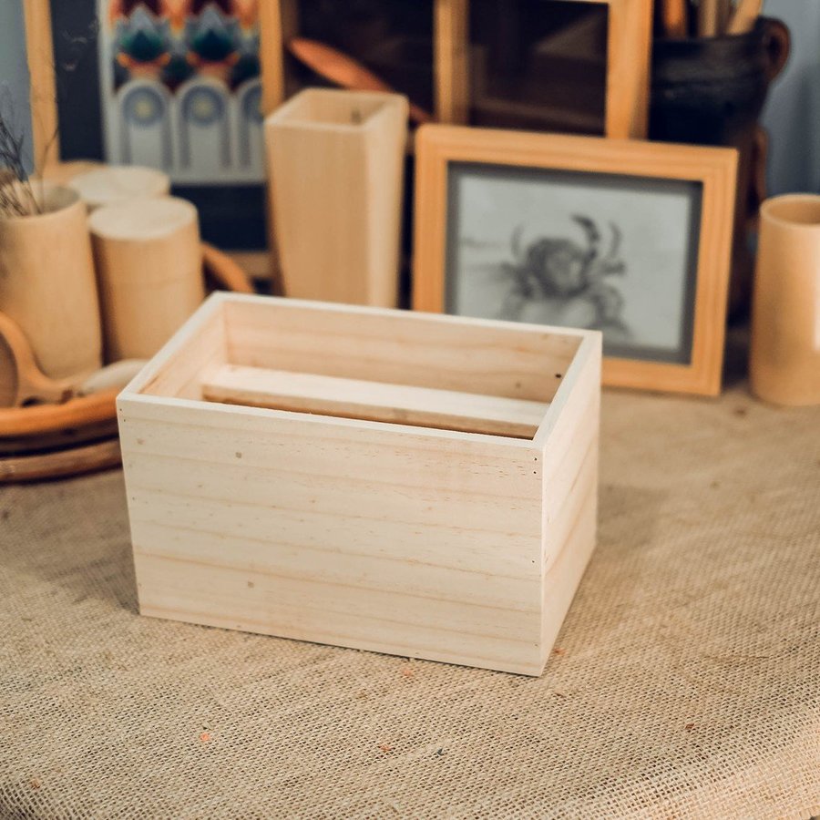 Hộp gỗ chữ nhật 25x15x15