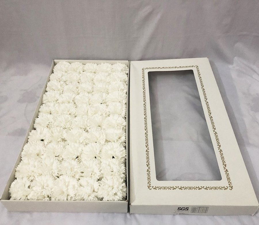 Hộp hoa cẩm chướng xù sáp