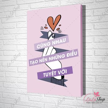 Tranh Văn Phòng Cùng Nhau Tạo Nên Những Điều Tuyệt Vời 2