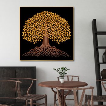 Tranh treo tường nghệ thuật Cây Lá Vàng 2
