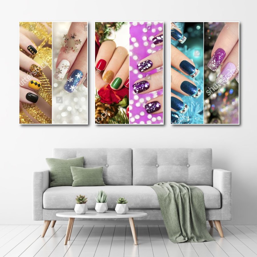 Tranh Treo Tường Nail Nghệ Thuật