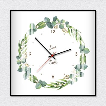 Đồng hồ vintage dây lá xanh 2