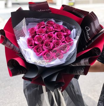 Bó hoa kim tuyến cao cấp