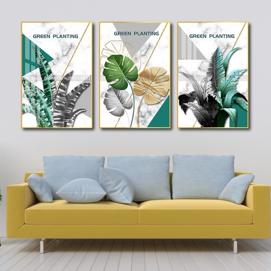 Tranh Treo Tường Lá Xanh Nhiệt Đới 11