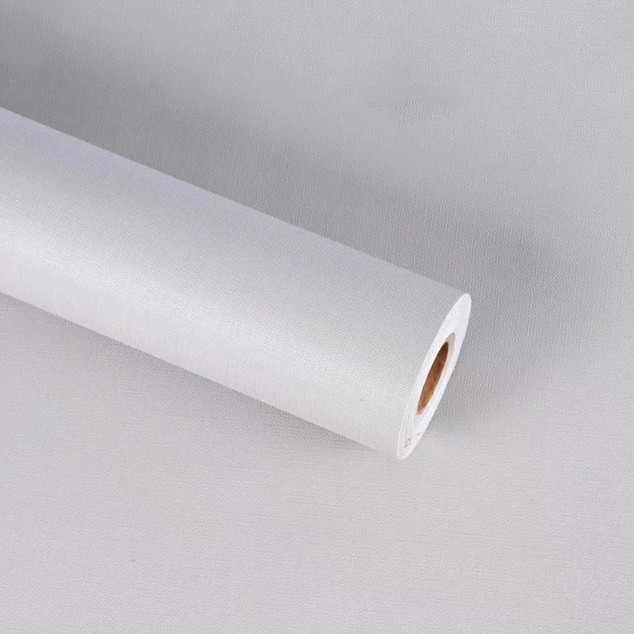 10m Giấy Dán Tường Màu Xám Nhạt Nhám