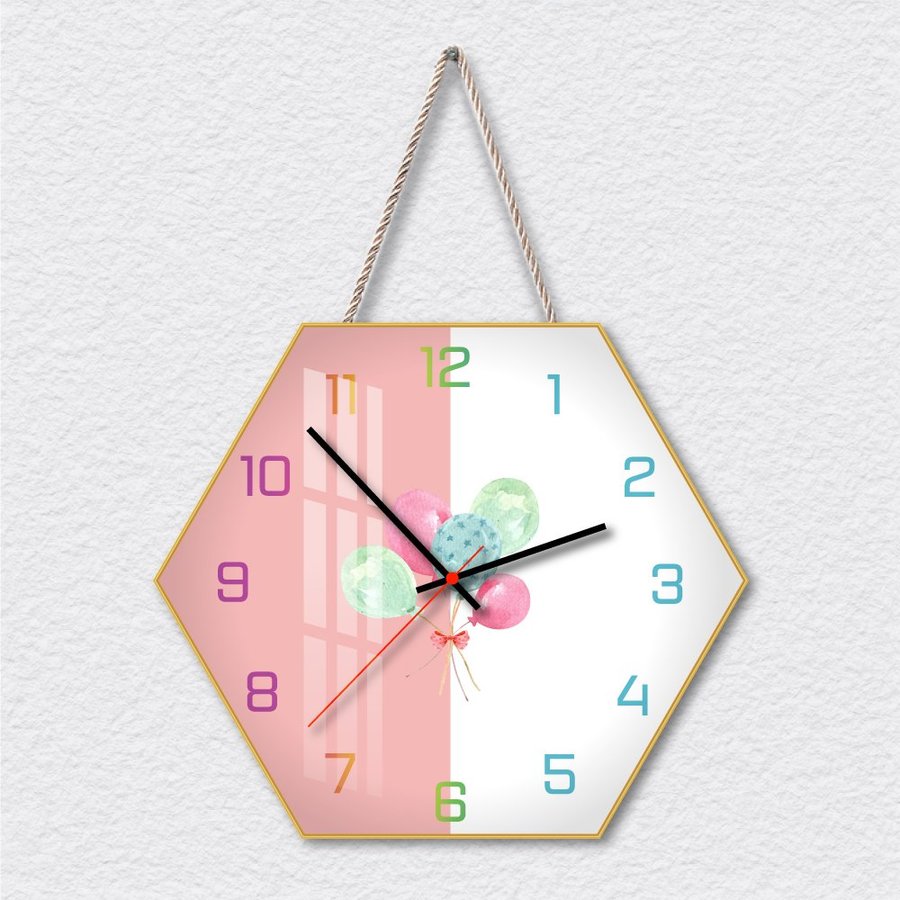 Tranh Đồng Hồ Bong Bóng Sắc Màu