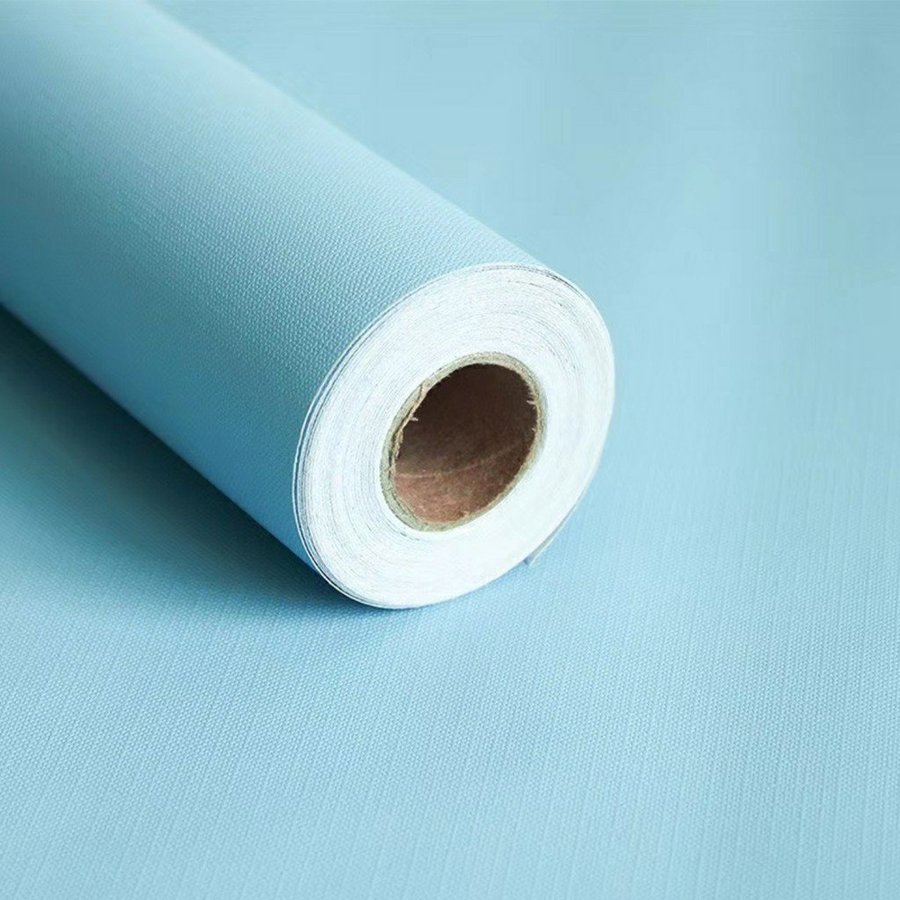 10m Giấy Dán Tường Màu Xanh Biển Nhám