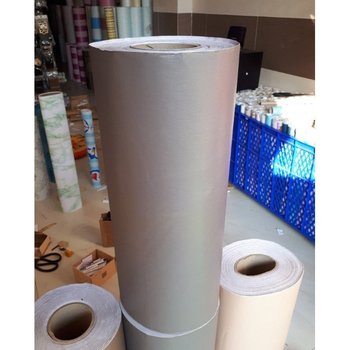 10m Giấy Dán Tường Màu Xám Nhám