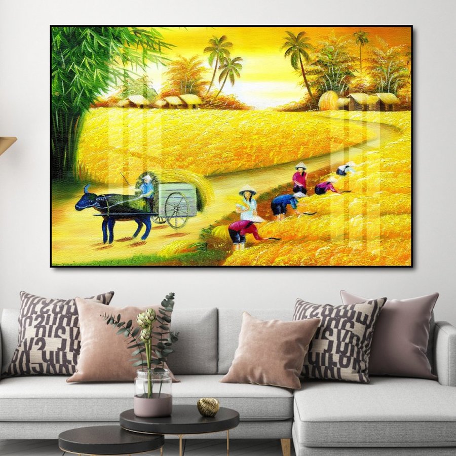 Tranh treo tường phong cảnh đồng quê
