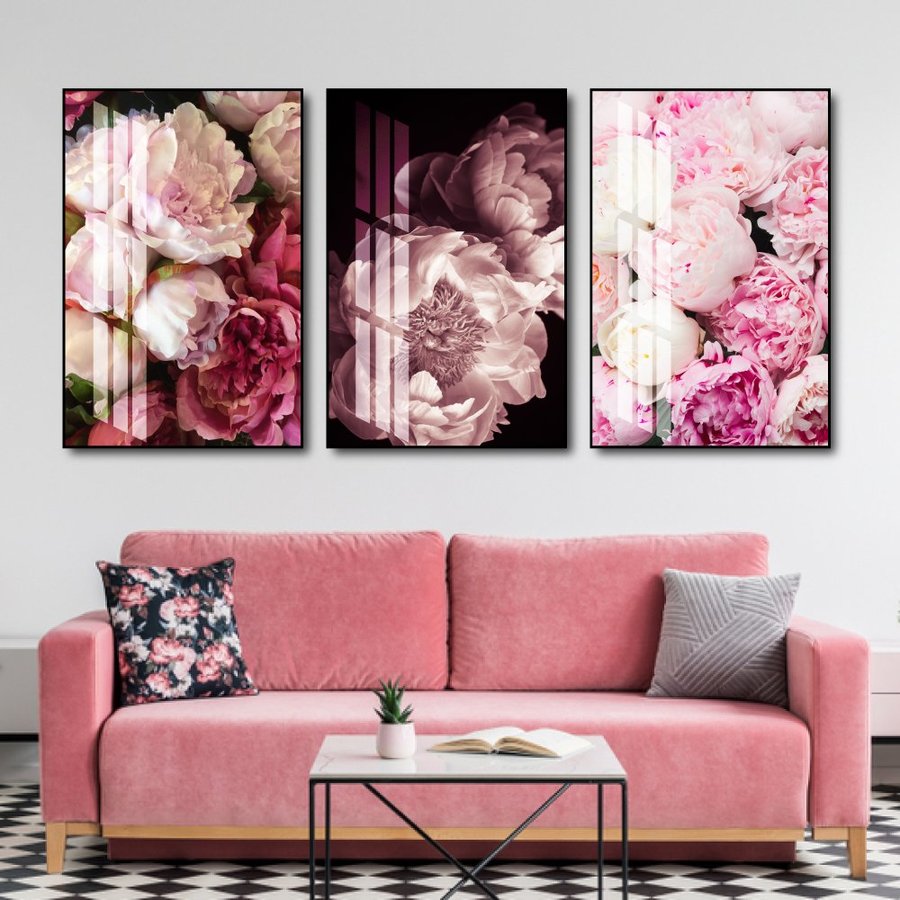 Tranh Treo Tường Mẫu Đơn Hoa Lệ