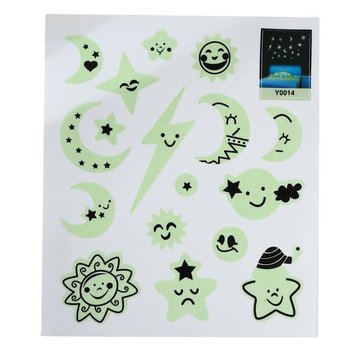 Bầu trời dạ quang dán tường