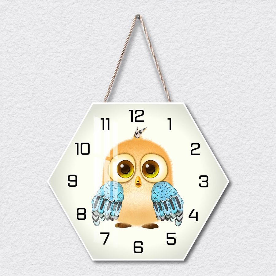 Tranh Đồng Hồ Chim Cú