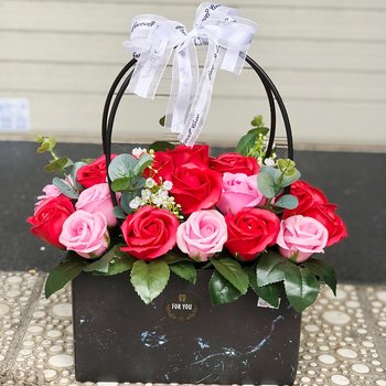 GIỎ HOA SÁP - SIMPLE LOVE