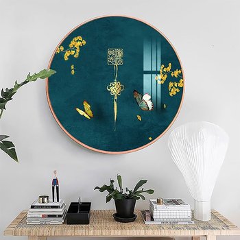 Tranh Tròn Tráng Gương Cát Tường