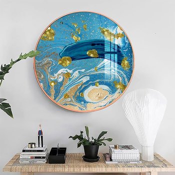 Tranh Tròn Tráng Gương Nghệ Thuật Trừu Tượng 9