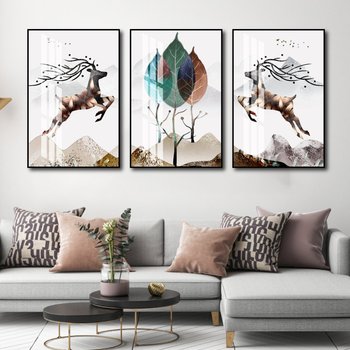 Tranh treo tường nai nghệ thuật 7